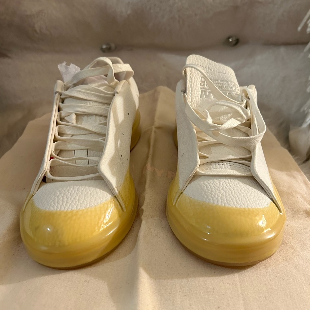 Ivy Park x Adidas Stan Smith Dipped Heart Shoes GW9717 White Cream